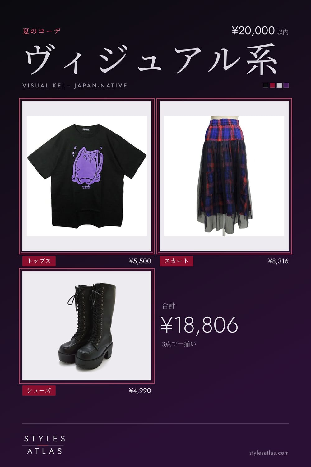 Visual kei · Summer · under ¥20,000